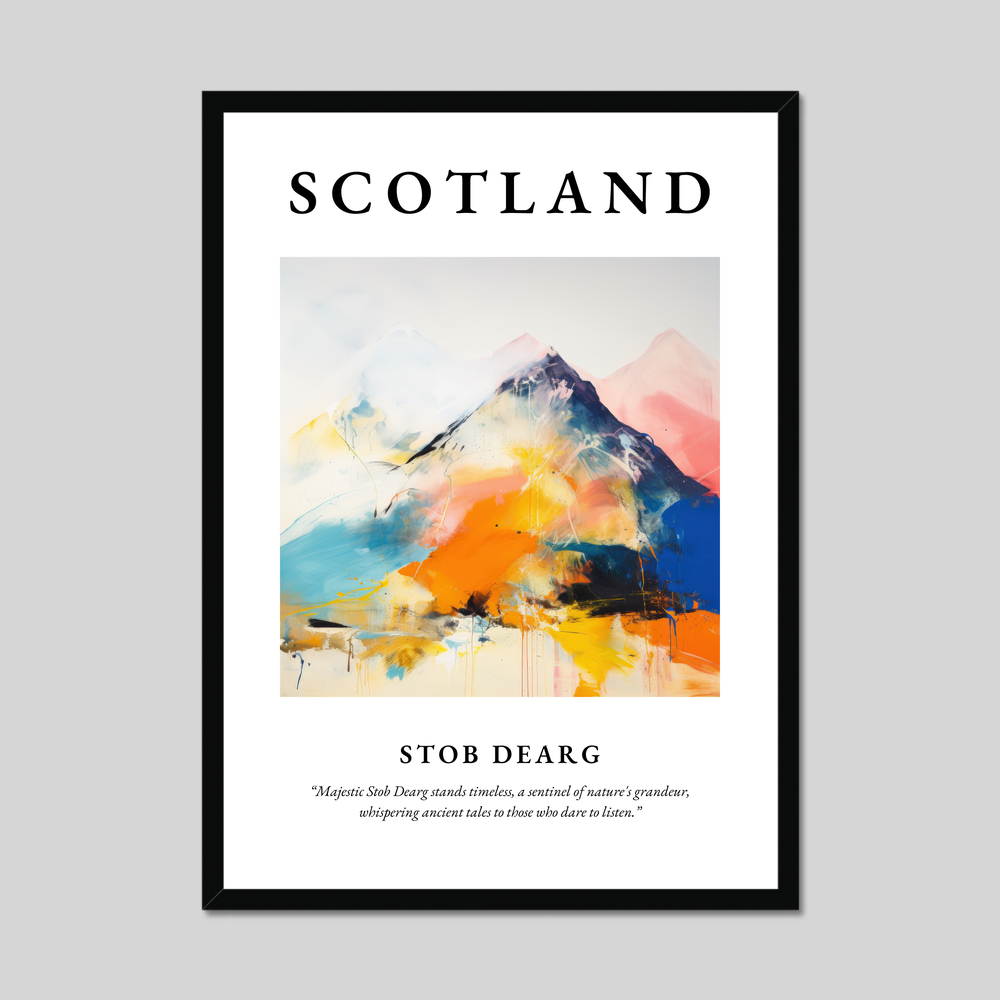 Poster of Stob Dearg, Scotland.