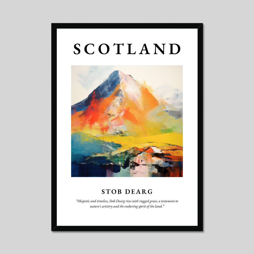 Poster of Stob Dearg, Scotland.