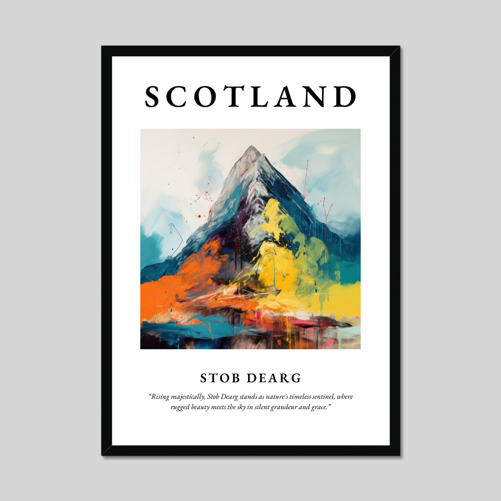 Poster of Stob Dearg, Scotland.