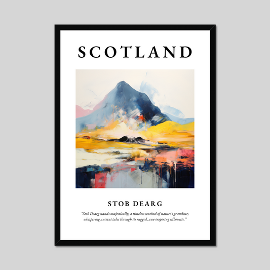 Poster of Stob Dearg, Scotland.