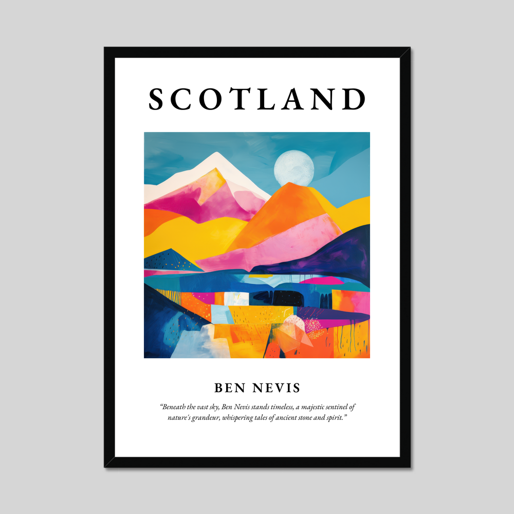 Poster of Ben Nevis, Scotland.