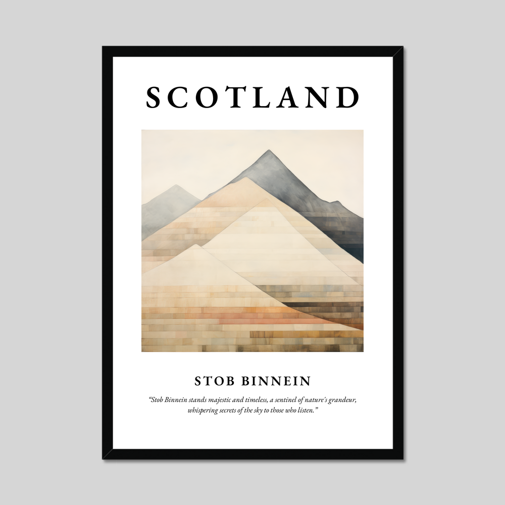 Poster of Stob Binnein, Scotland.