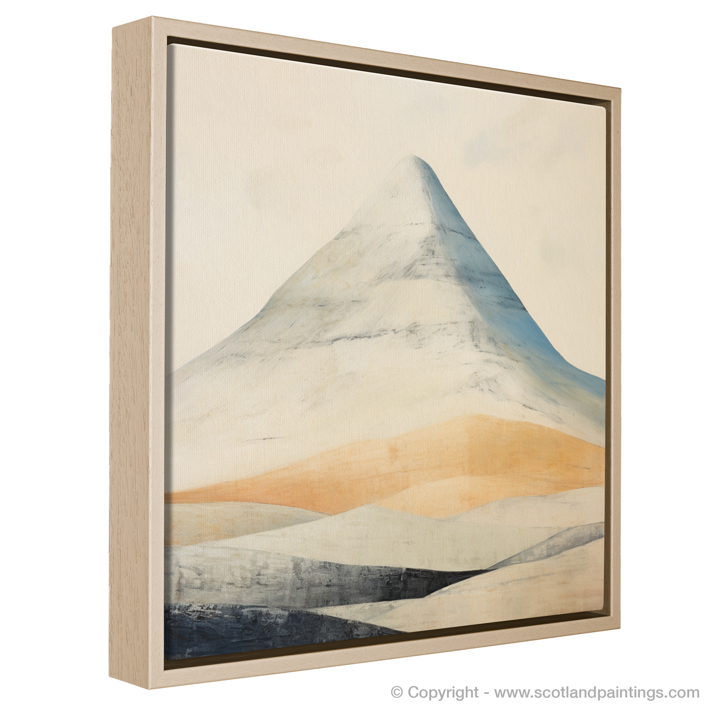 Painting and Art Print of Beinn Dòrain entitled "Abstract Serenity of Beinn Dòrain".