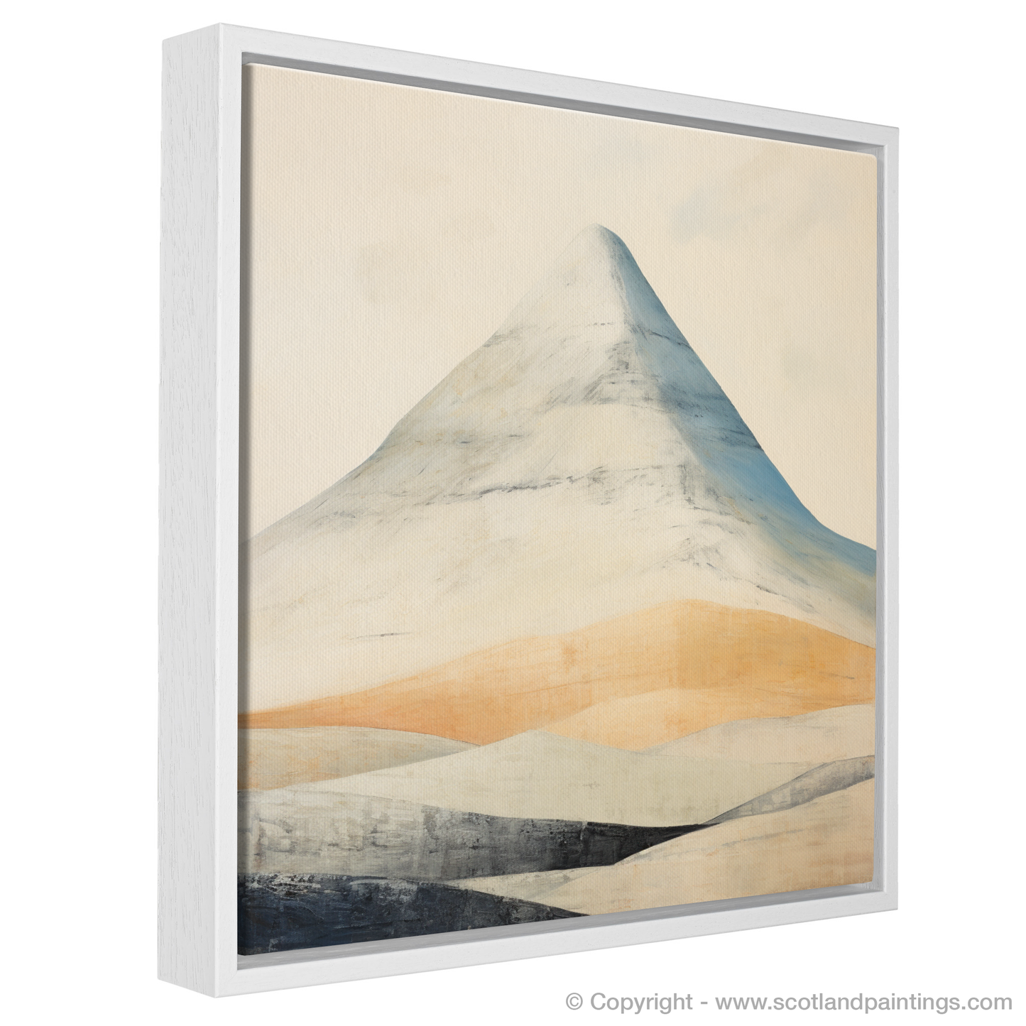 Painting and Art Print of Beinn Dòrain entitled "Abstract Serenity of Beinn Dòrain".