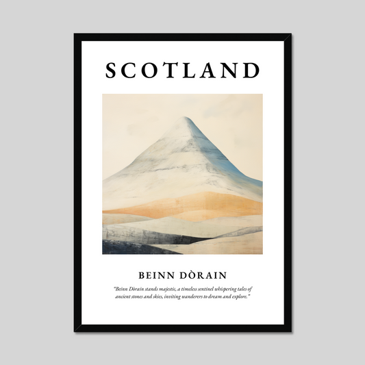 Poster of Beinn Dòrain, Scotland.