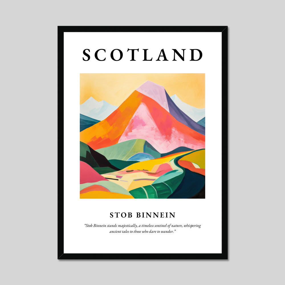 Poster of Stob Binnein, Scotland.