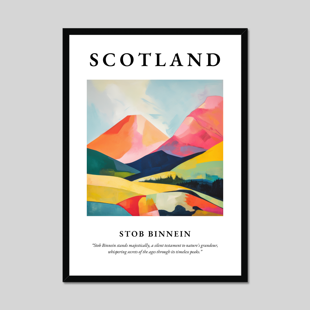 Poster of Stob Binnein, Scotland.