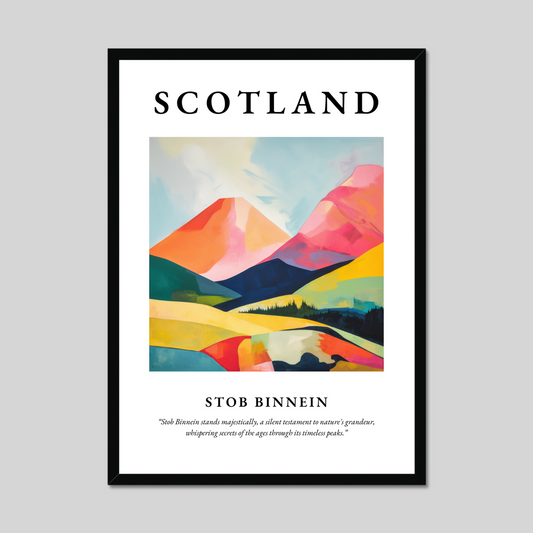 Poster of Stob Binnein, Scotland.