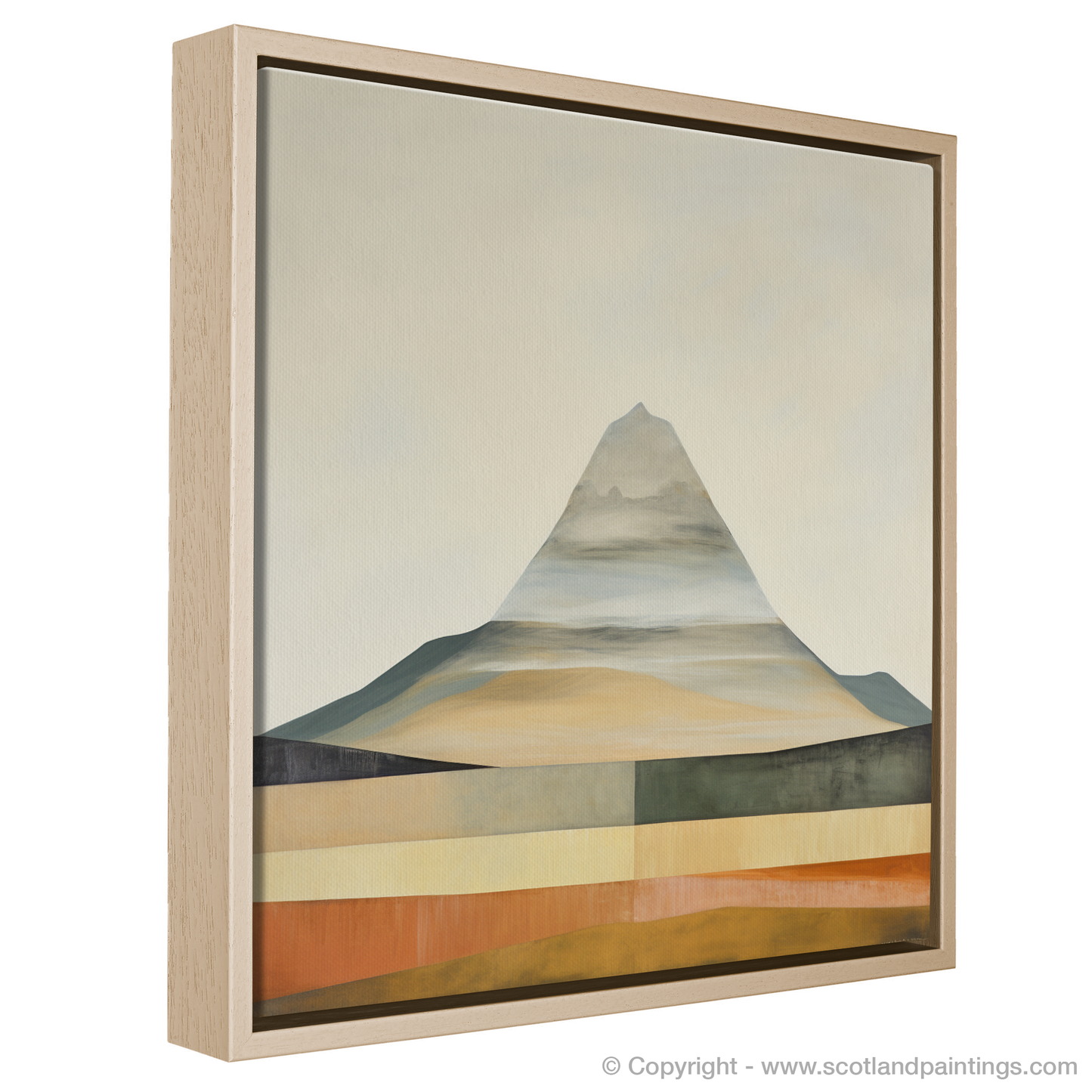 Painting and Art Print of Mount Keen entitled "Abstract Essence of Mount Keen".