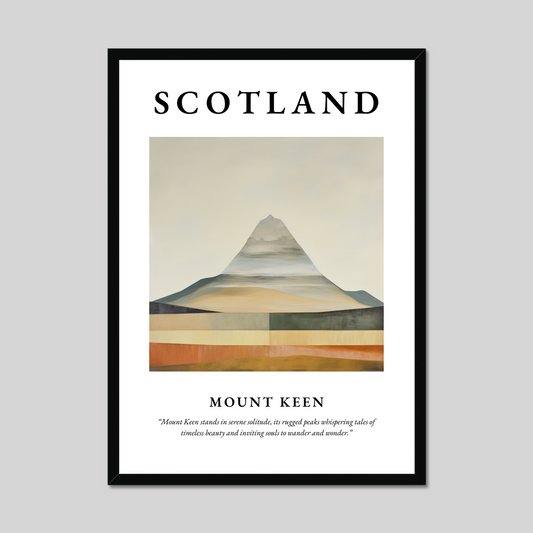 Poster of Mount Keen, Scotland.