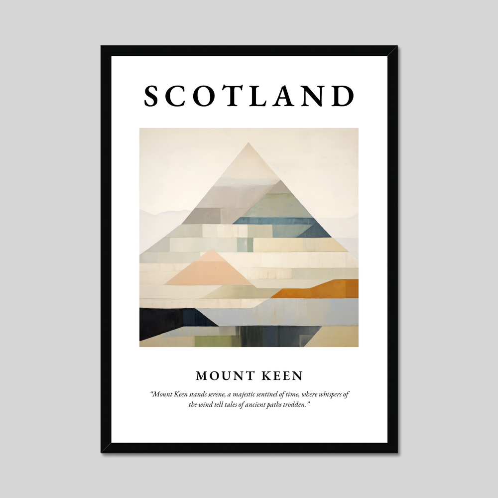 Poster of Mount Keen, Scotland.