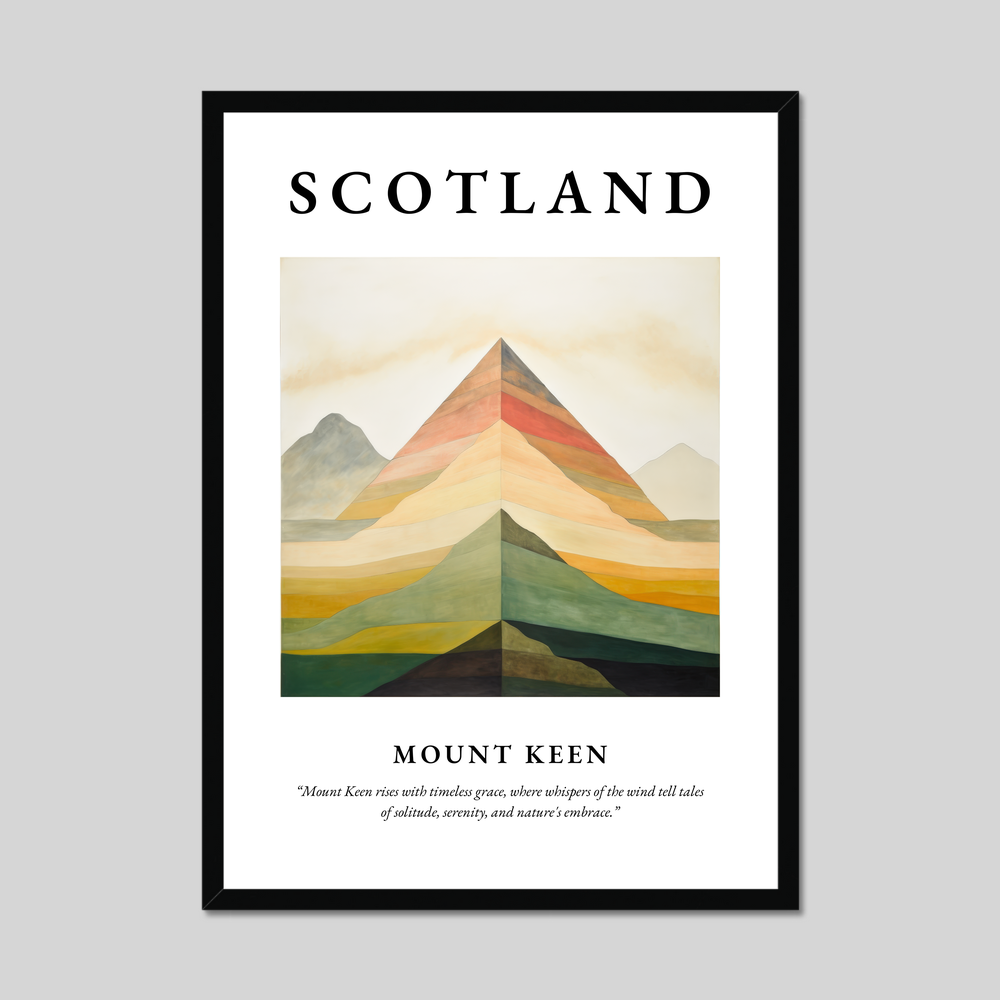 Poster of Mount Keen, Scotland.