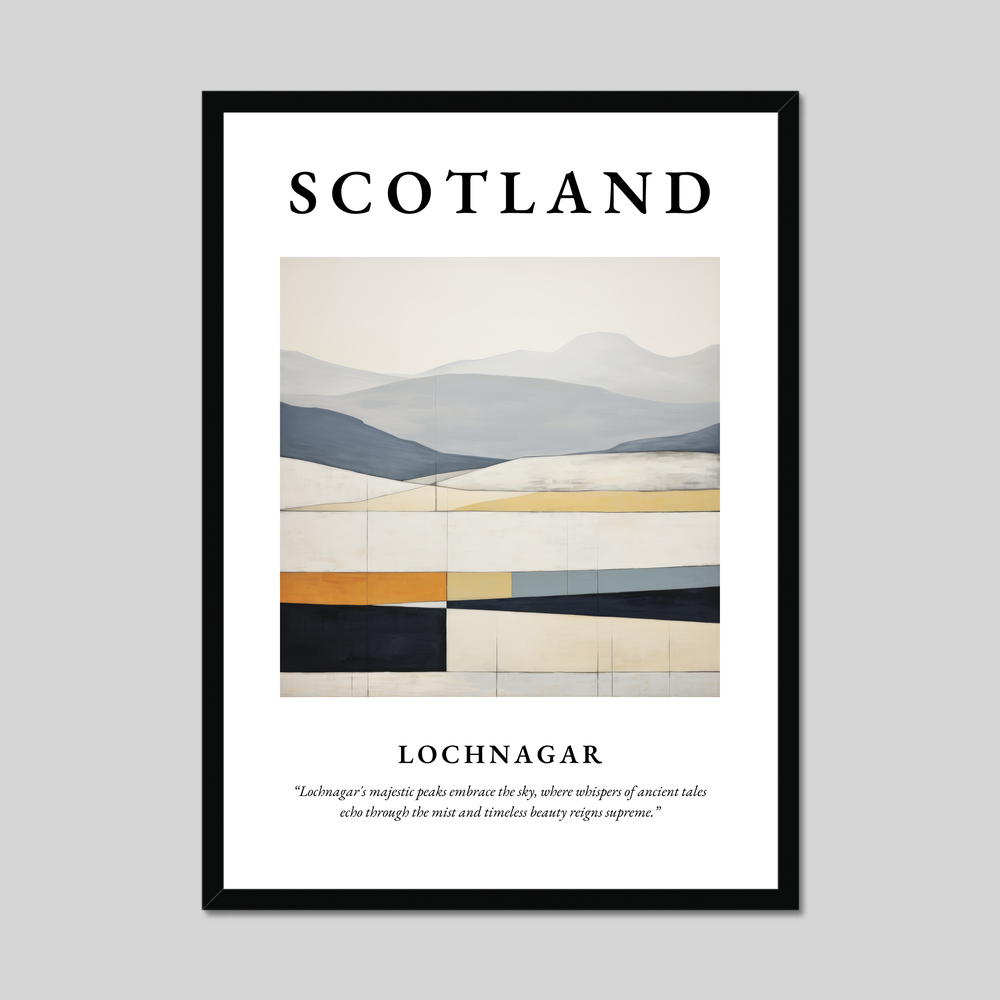 Poster of Lochnagar, Scotland.