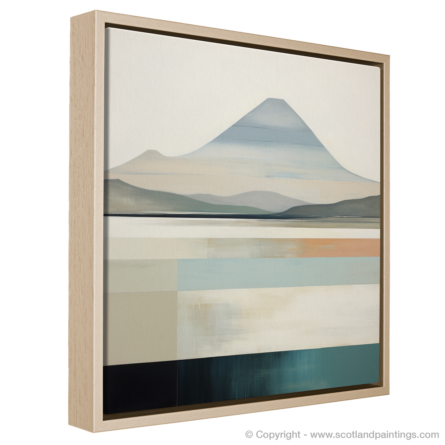 Painting and Art Print of Ben More entitled "Abstract Essence of Ben More".