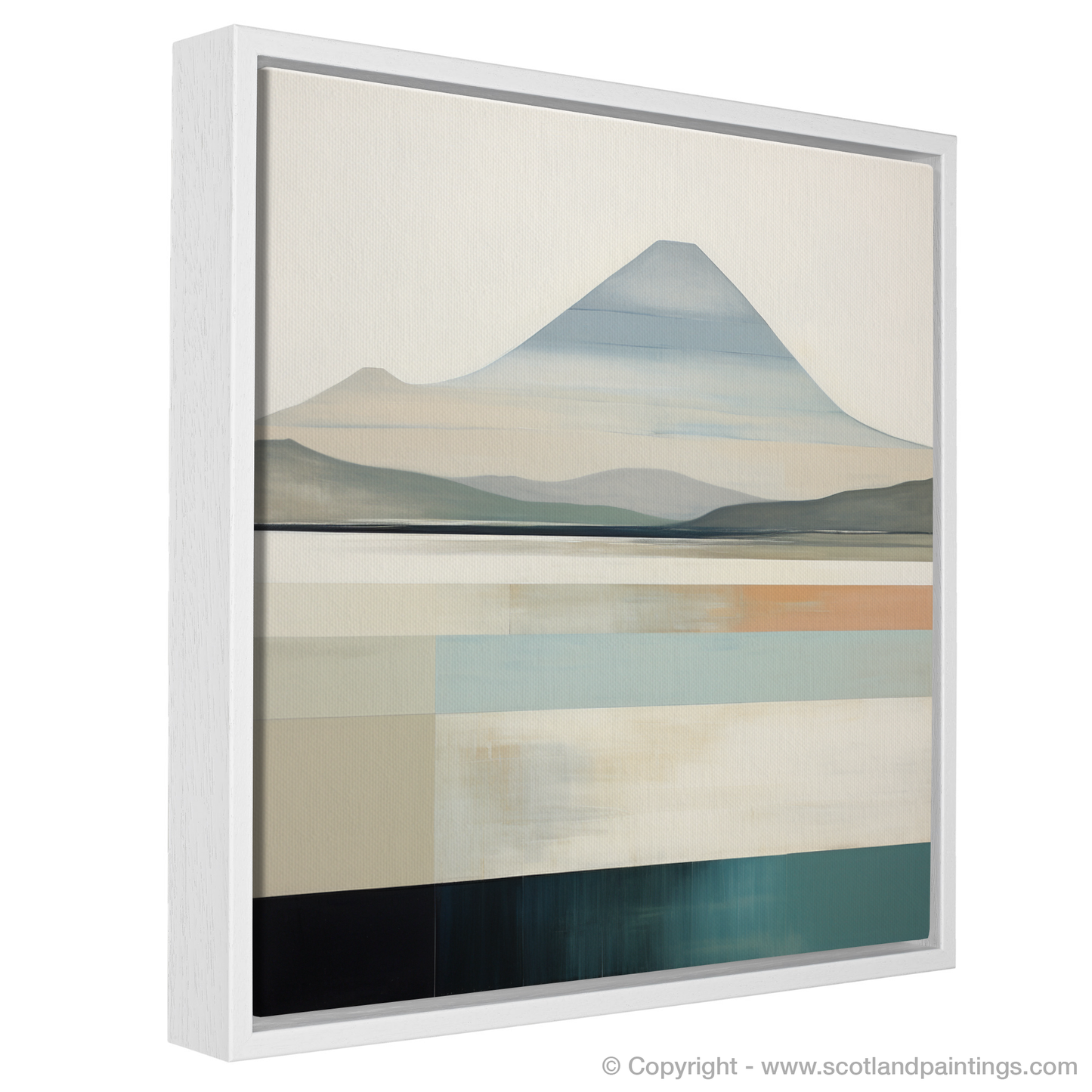 Painting and Art Print of Ben More entitled "Abstract Essence of Ben More".