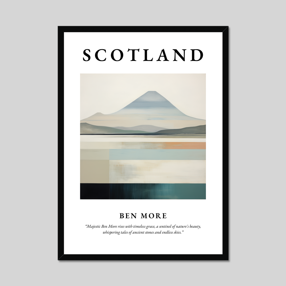 Poster of Ben More, Scotland.