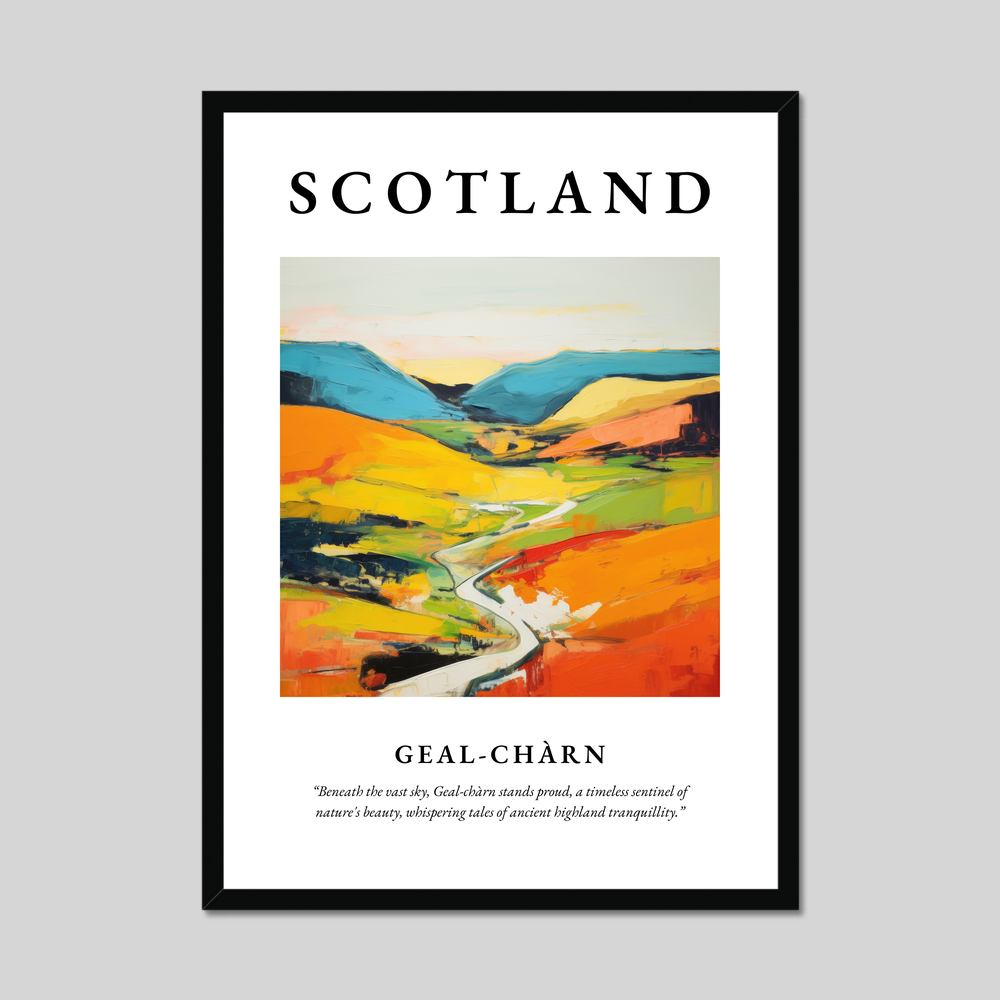 Poster of Geal-chàrn, Scotland.