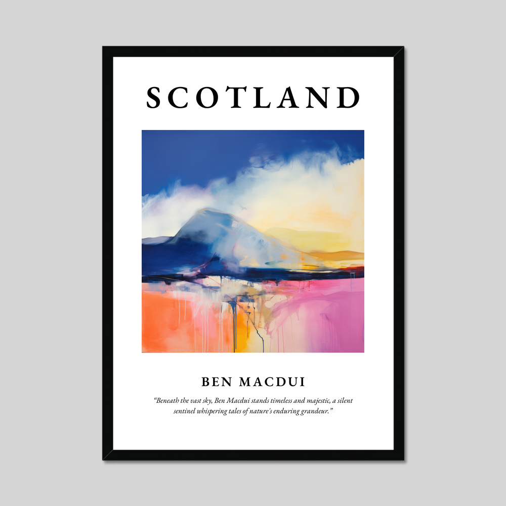 Poster of Ben Macdui, Scotland.