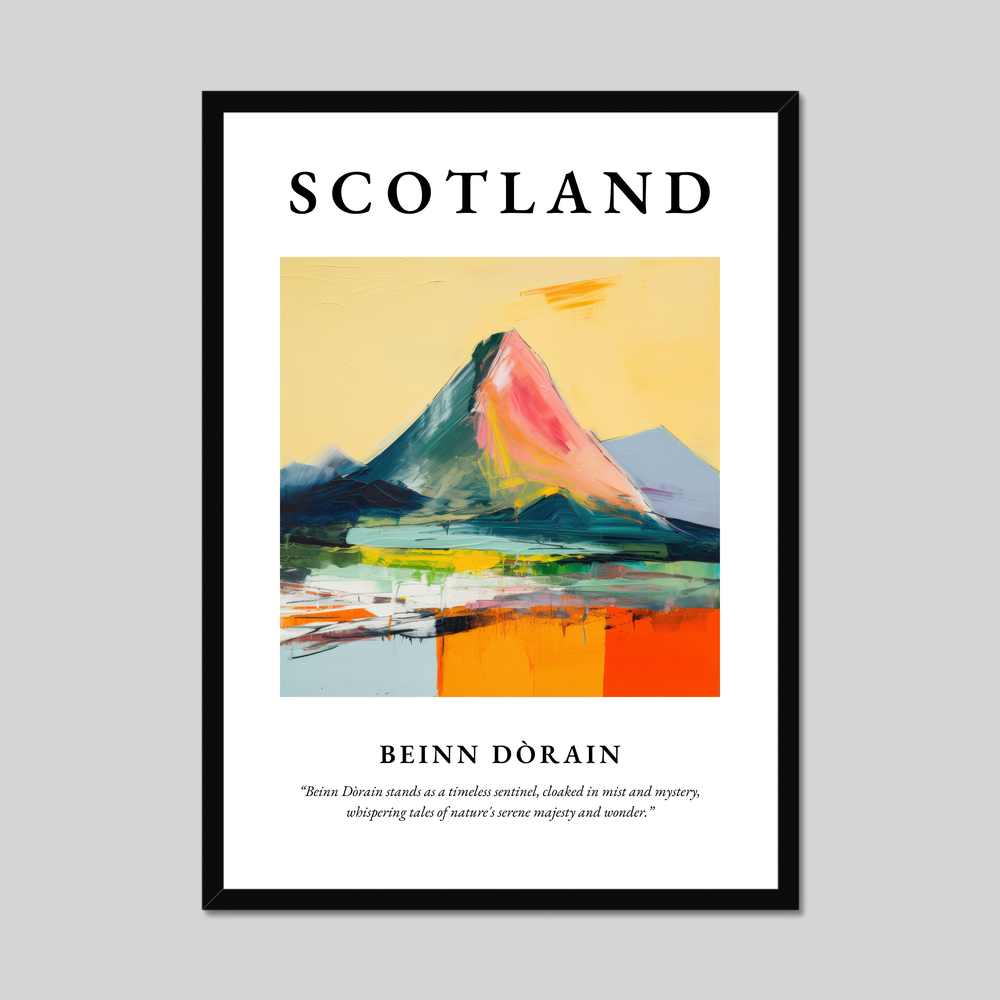 Poster of Beinn Dòrain, Scotland.