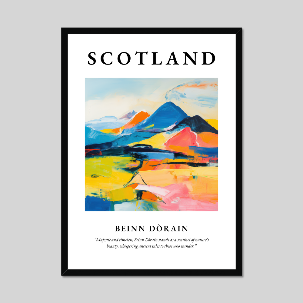 Poster of Beinn Dòrain, Scotland.