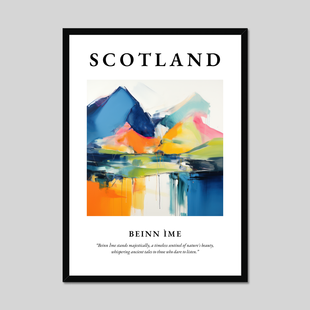 Poster of Beinn Ìme, Scotland.