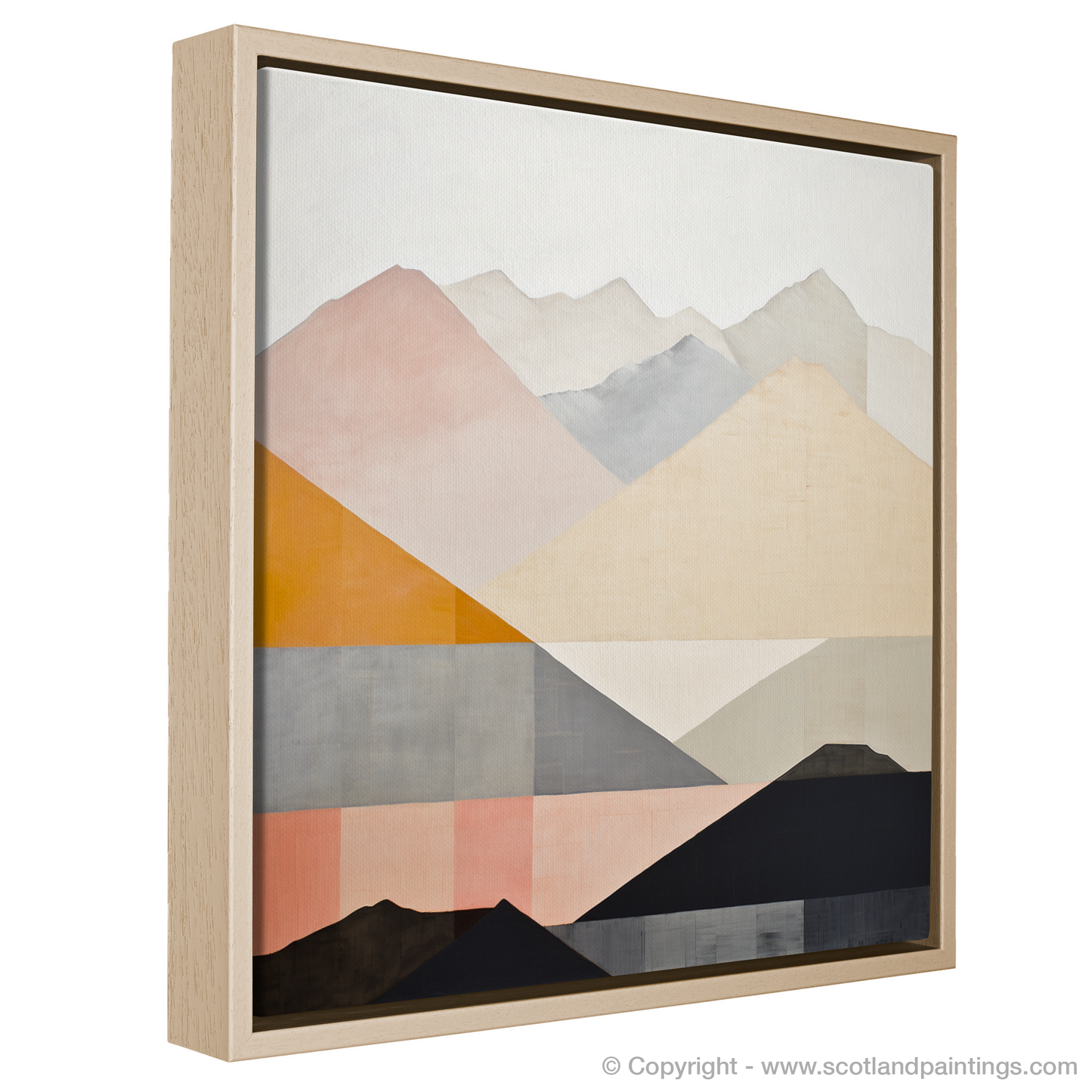 Painting and Art Print of Ben Nevis. Abstract Elegance of Ben Nevis.