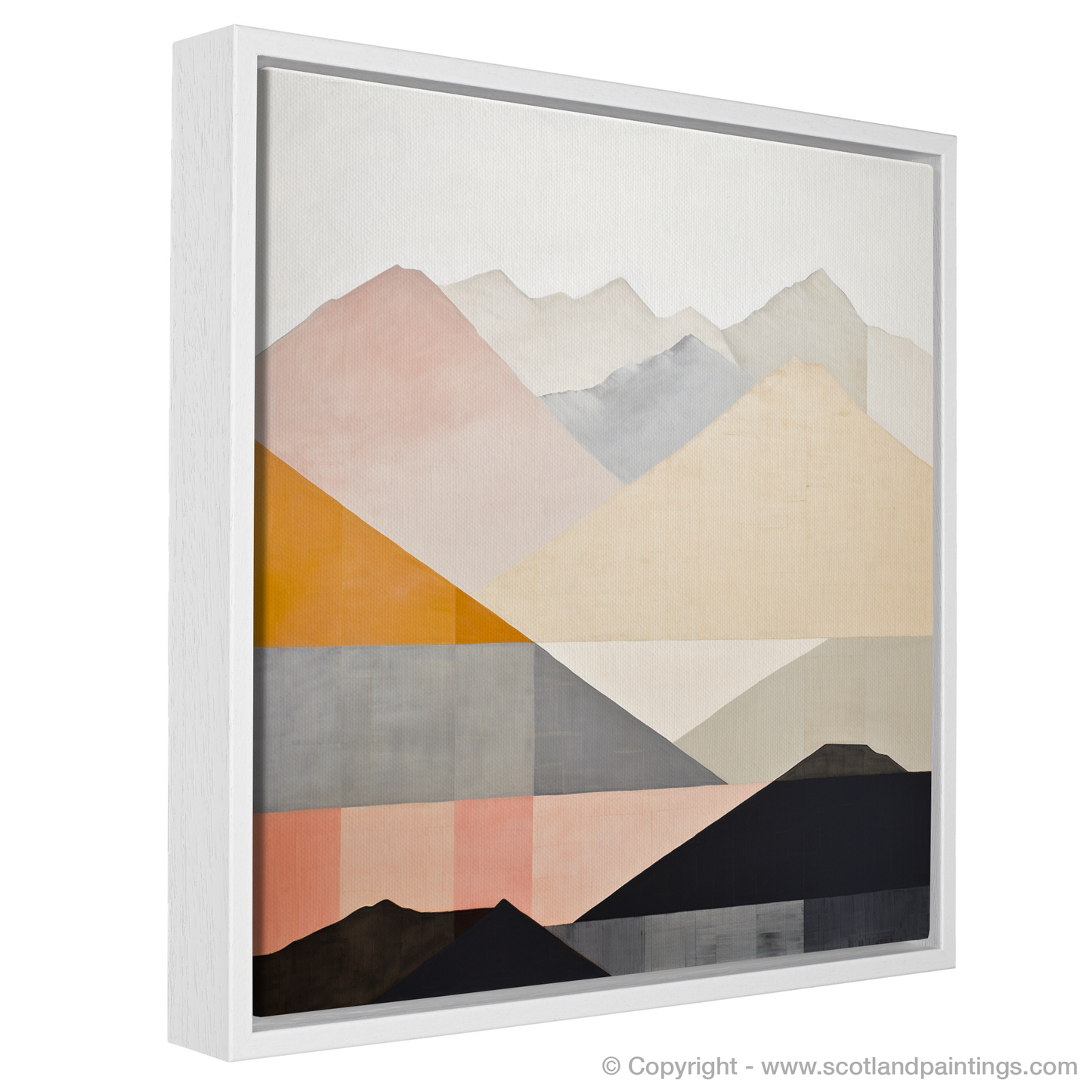 Painting and Art Print of Ben Nevis. Abstract Elegance of Ben Nevis.