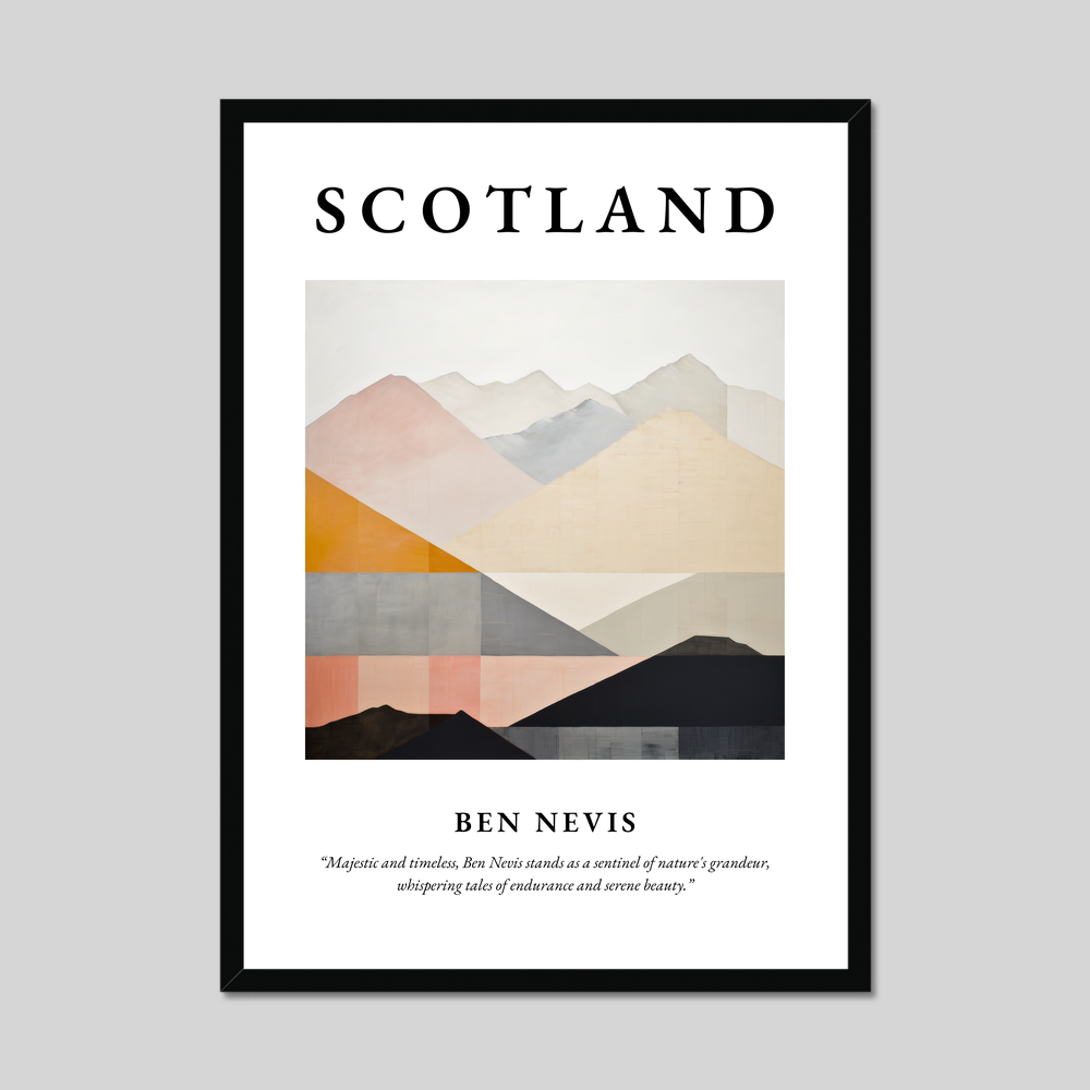 Poster of Ben Nevis, Scotland.