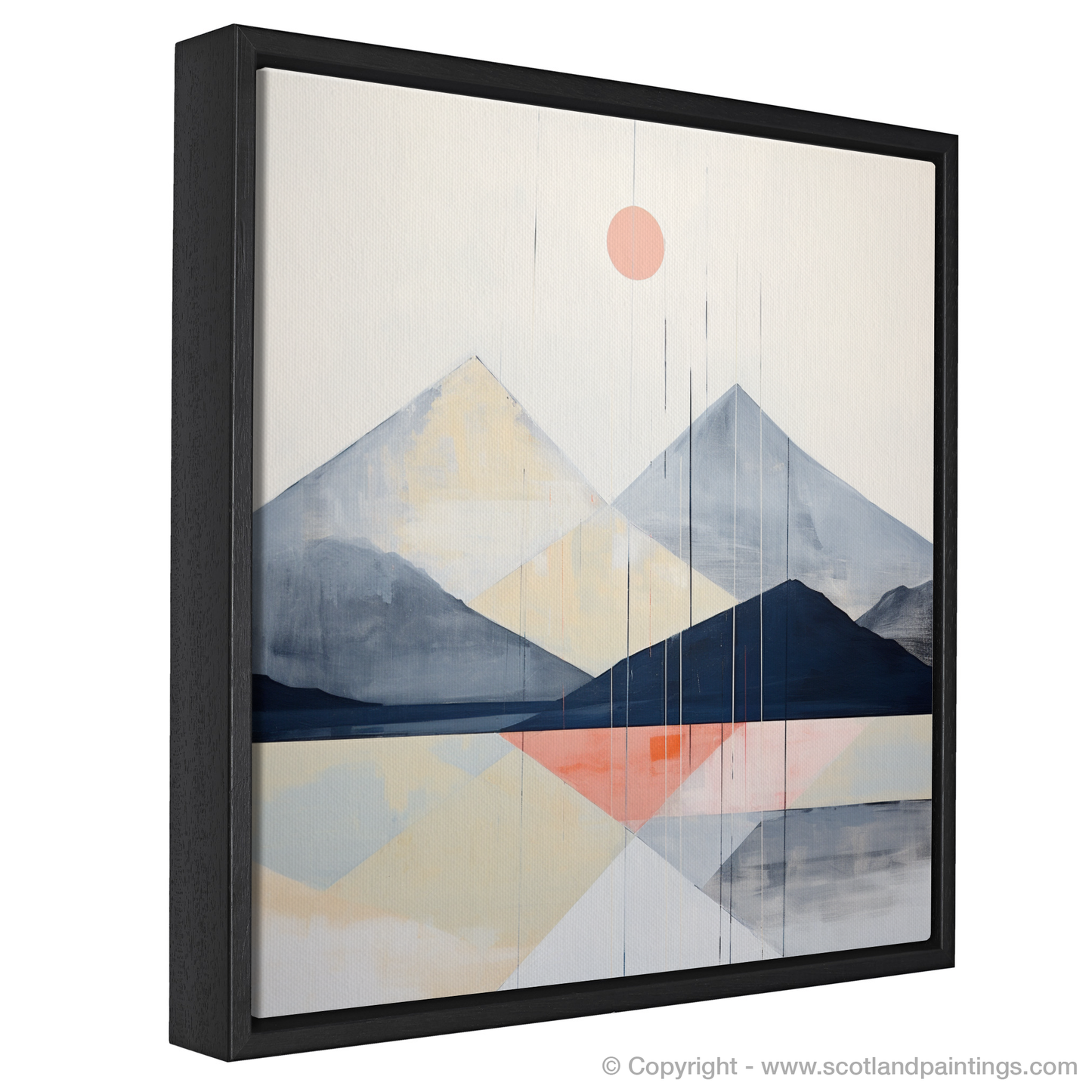 Painting and Art Print of Ben Nevis entitled "Abstract Essence of Ben Nevis".