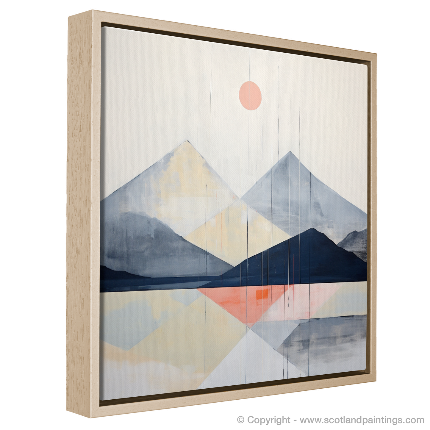 Painting and Art Print of Ben Nevis entitled "Abstract Essence of Ben Nevis".