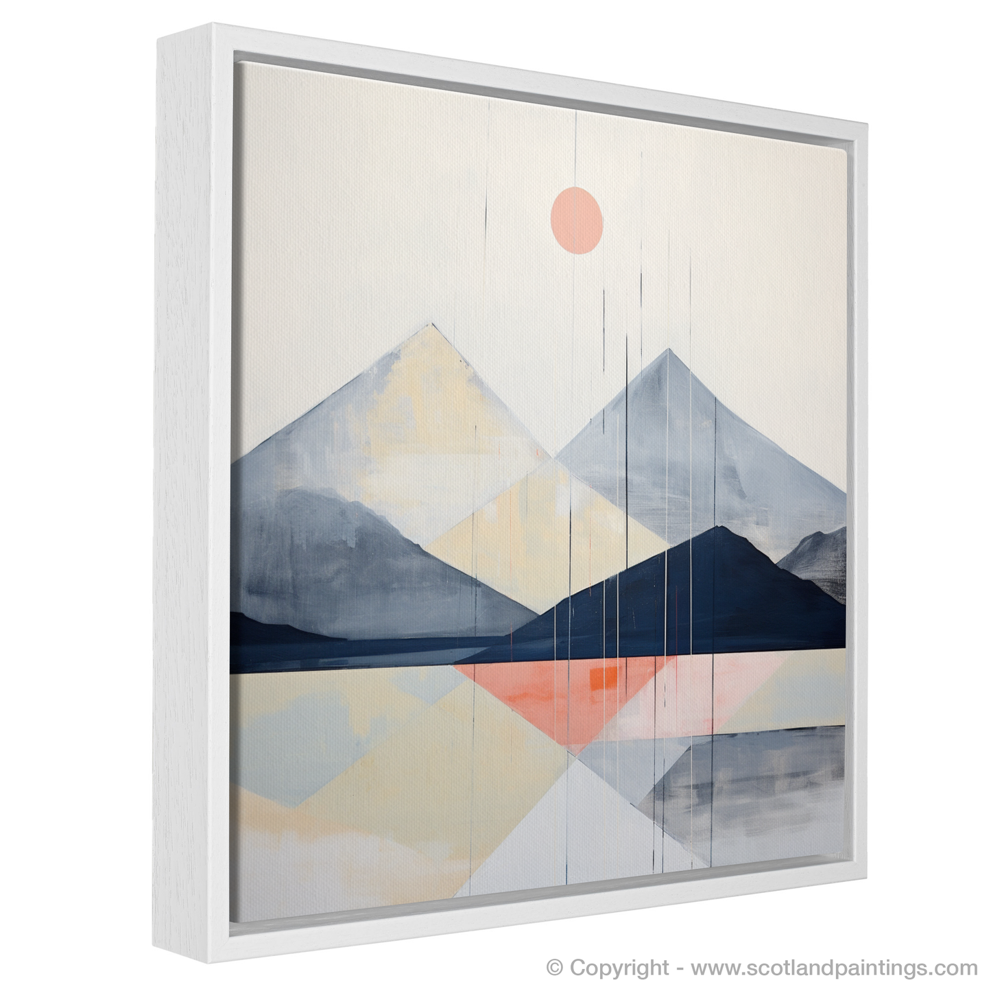 Painting and Art Print of Ben Nevis entitled "Abstract Essence of Ben Nevis".