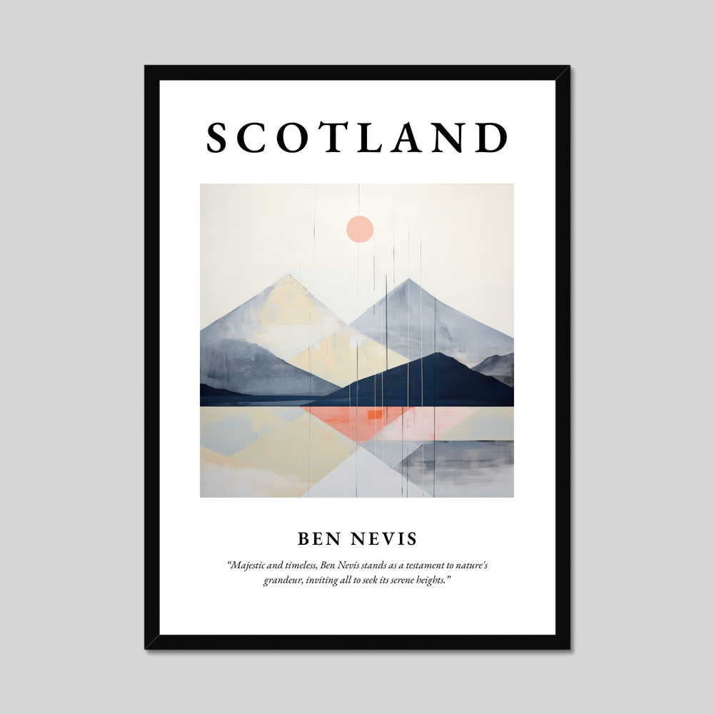 Poster of Ben Nevis, Scotland.