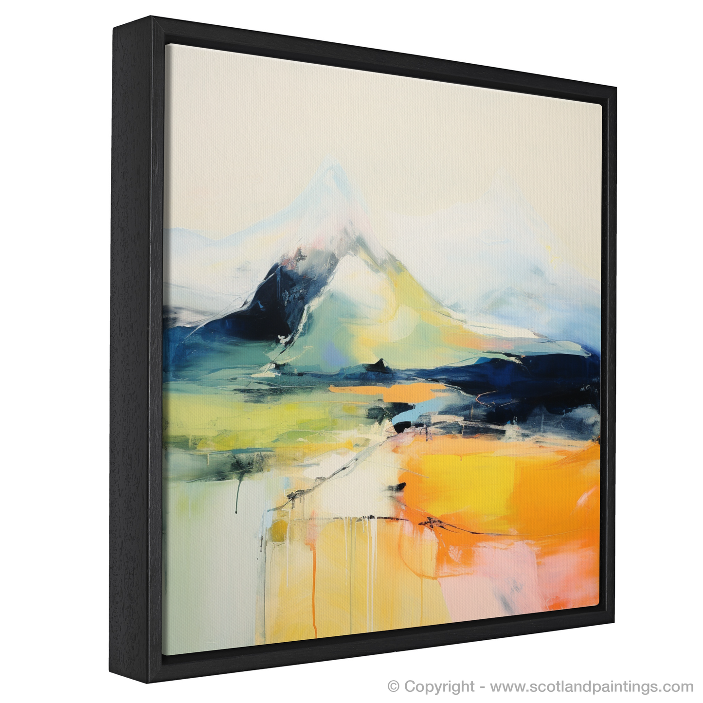 Painting and Art Print of Ben More. Abstract Essence of Ben More.