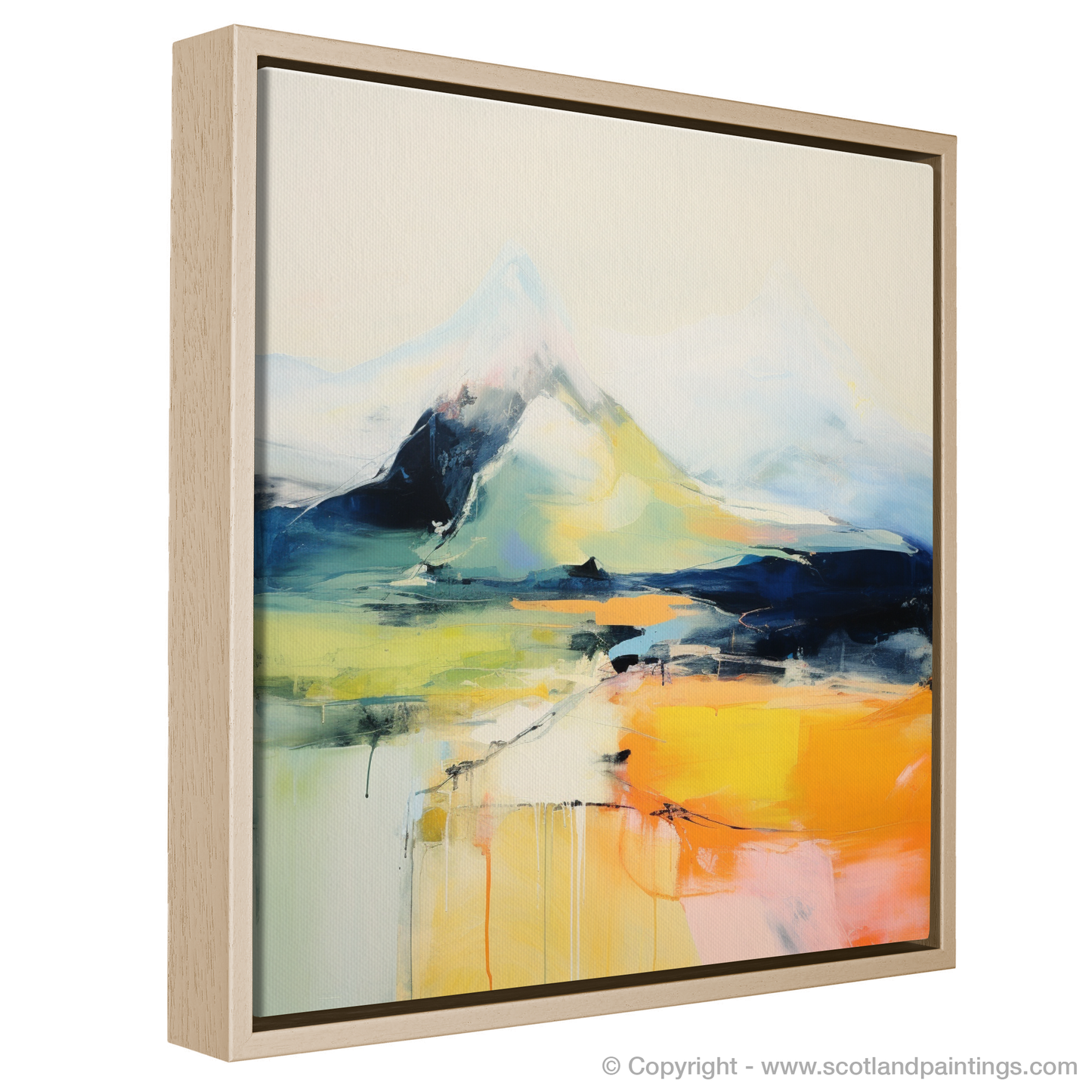 Painting and Art Print of Ben More. Abstract Essence of Ben More.