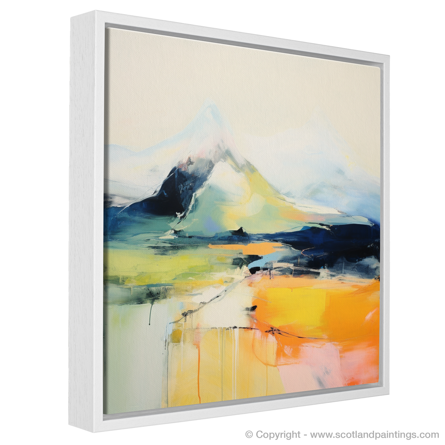 Painting and Art Print of Ben More. Abstract Essence of Ben More.