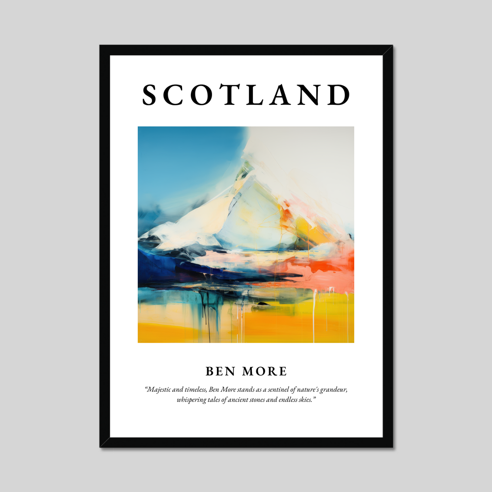 Poster of Ben More, Scotland.