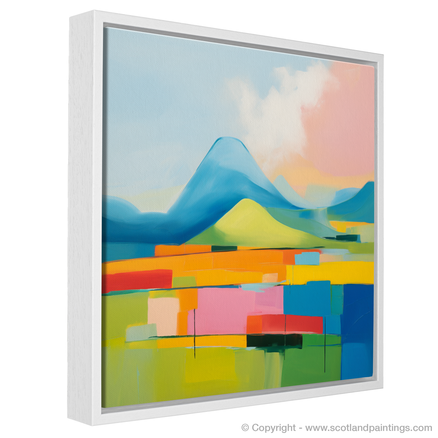 Painting and Art Print of Cruach Àrdrain entitled "Abstract Majesty of Cruach Àrdrain".