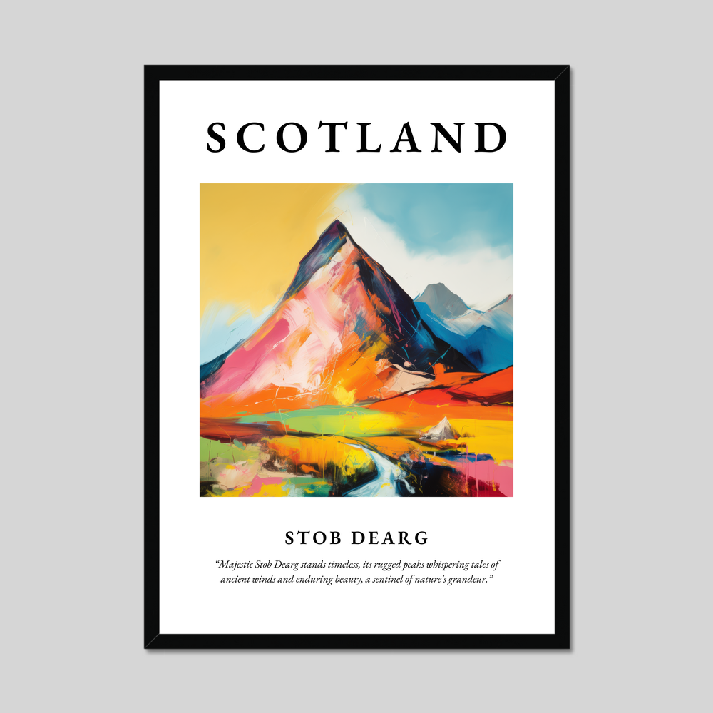 Poster of Stob Dearg, Scotland.