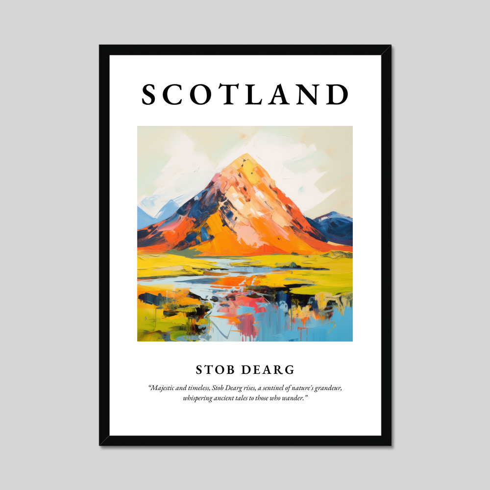 Poster of Stob Dearg, Scotland.