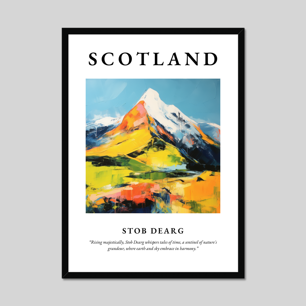 Poster of Stob Dearg, Scotland.