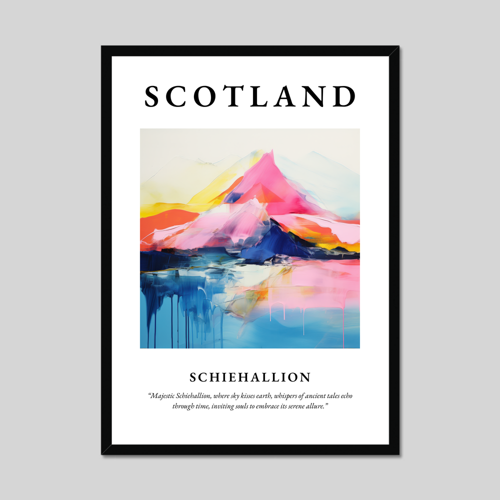 Poster of Schiehallion, Scotland.