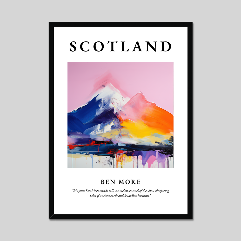 Poster of Ben More, Scotland.