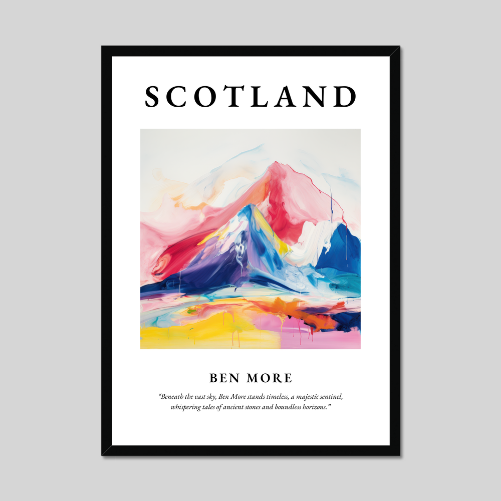 Poster of Ben More, Scotland.