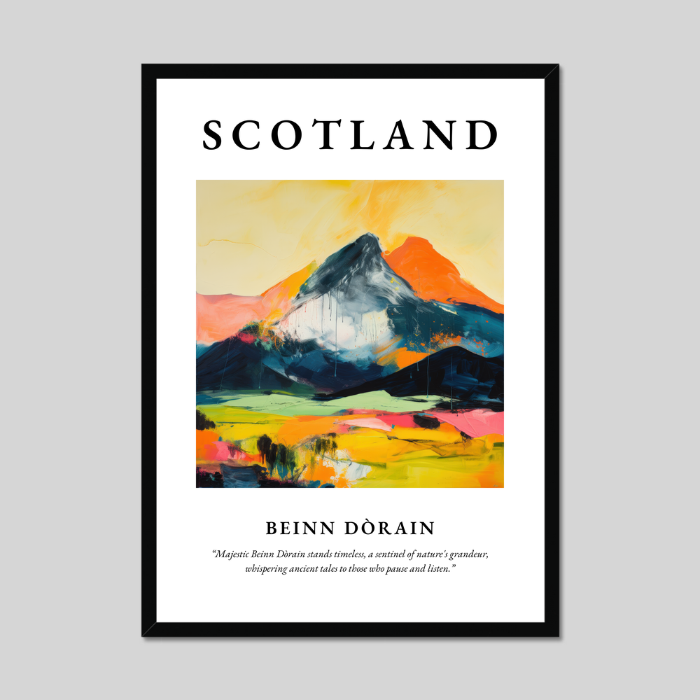 Poster of Beinn Dòrain, Scotland.