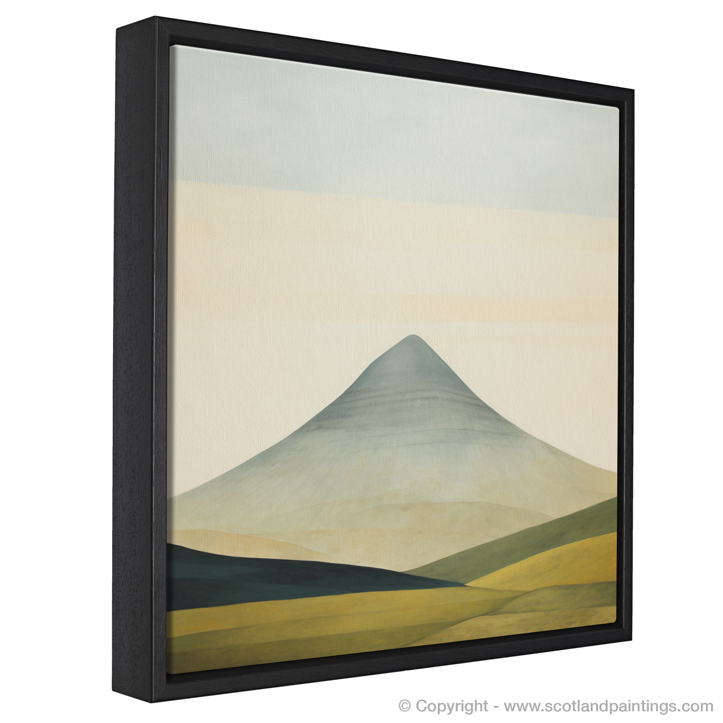 Painting and Art Print of Meall Garbh (Càrn Mairg) entitled "Abstract Apex: Meall Garbh Reimagined".