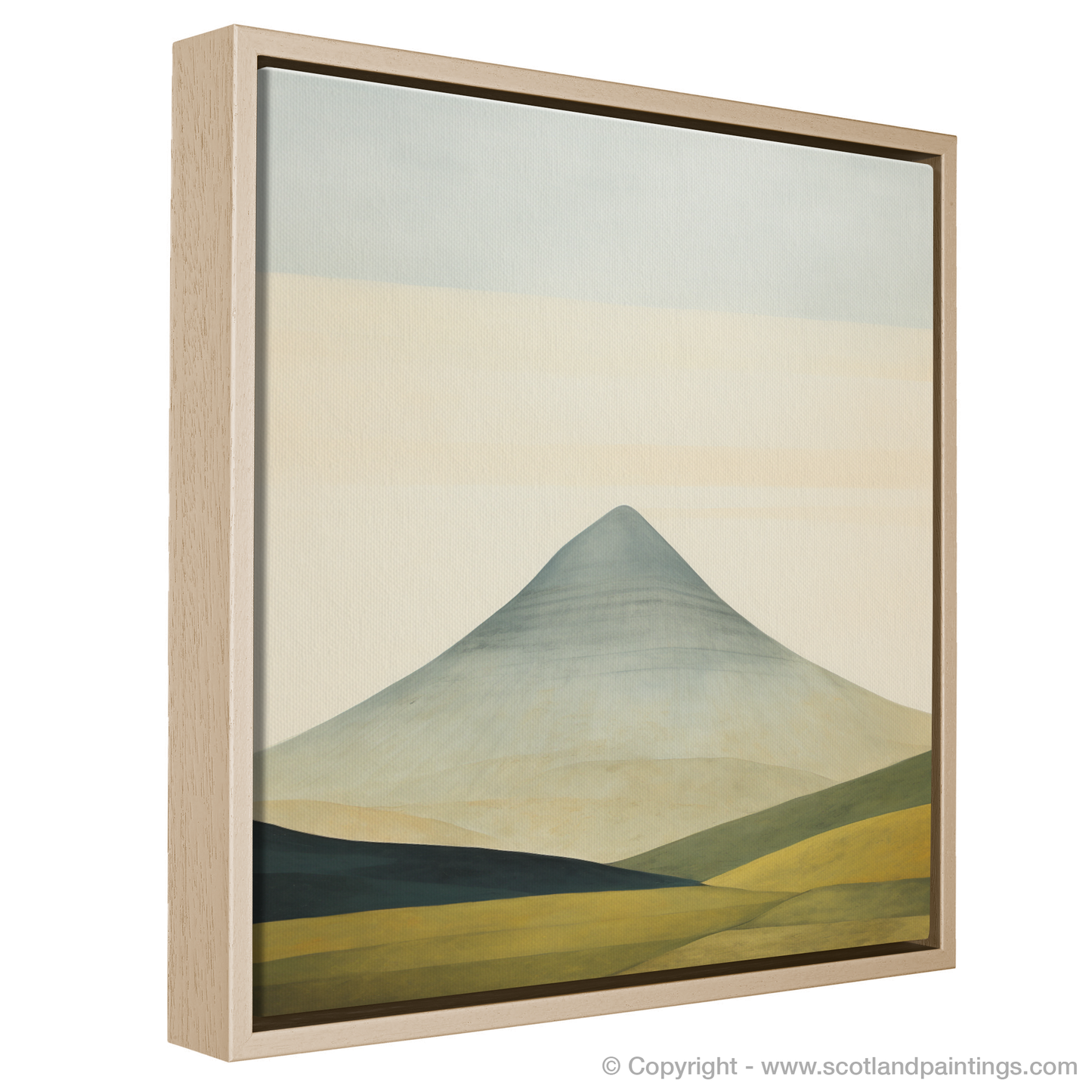 Painting and Art Print of Meall Garbh (Càrn Mairg) entitled "Abstract Apex: Meall Garbh Reimagined".