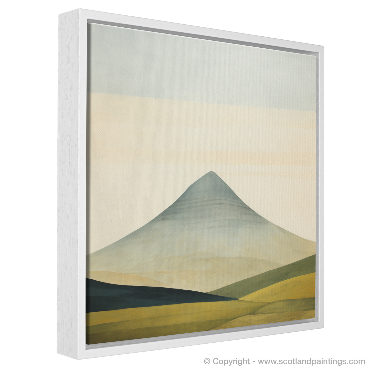 Painting and Art Print of Meall Garbh (Càrn Mairg) entitled "Abstract Apex: Meall Garbh Reimagined".