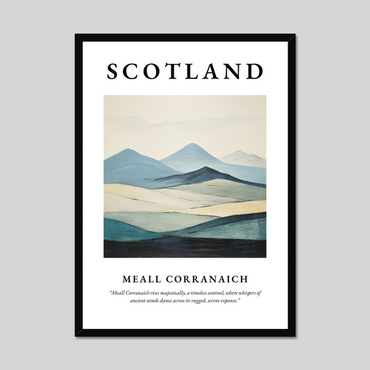 Poster of Meall Corranaich, Scotland.