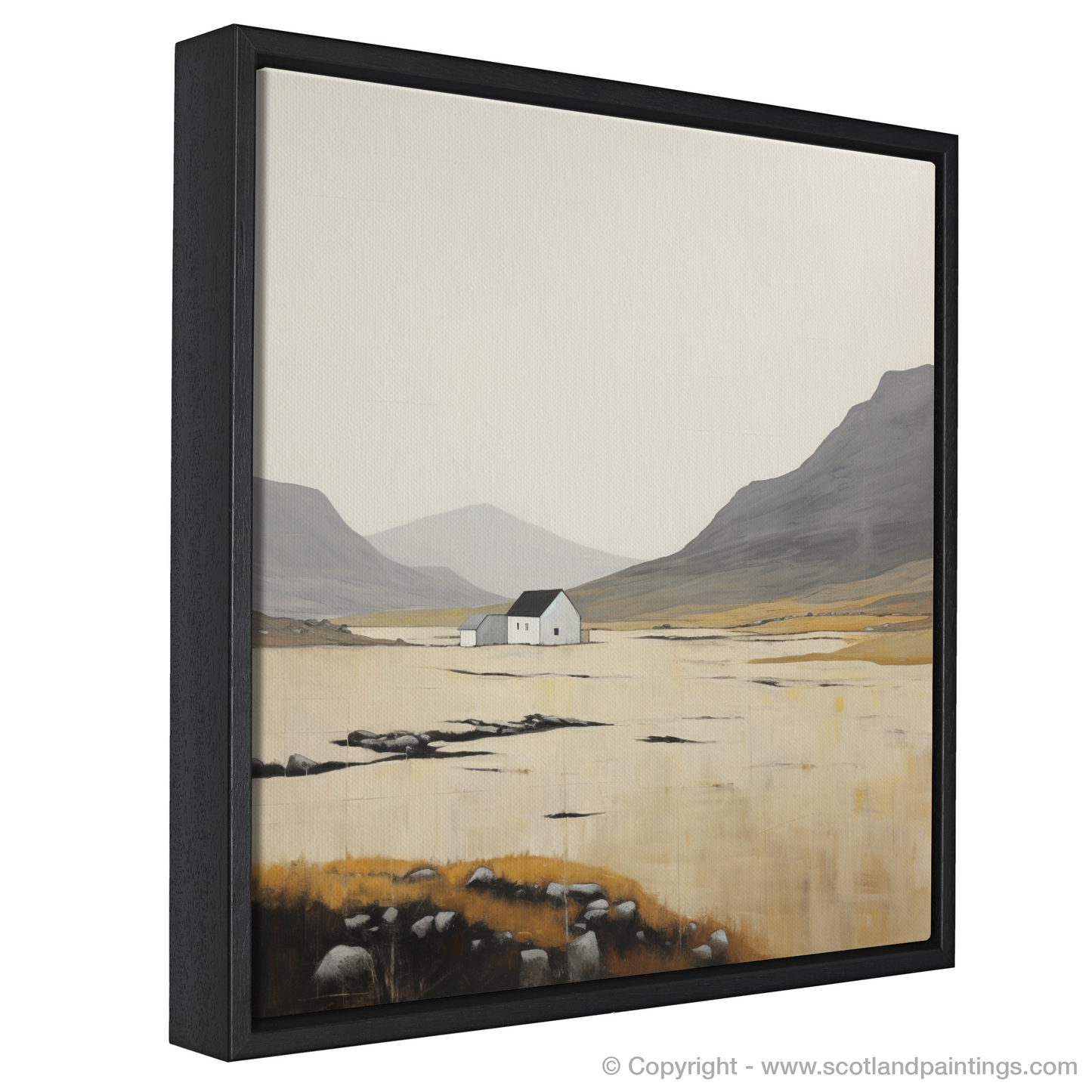 Painting and Art Print of The Cairnwell. Abstract Cairnwell: Geometric Solitude in the Scottish Munros.