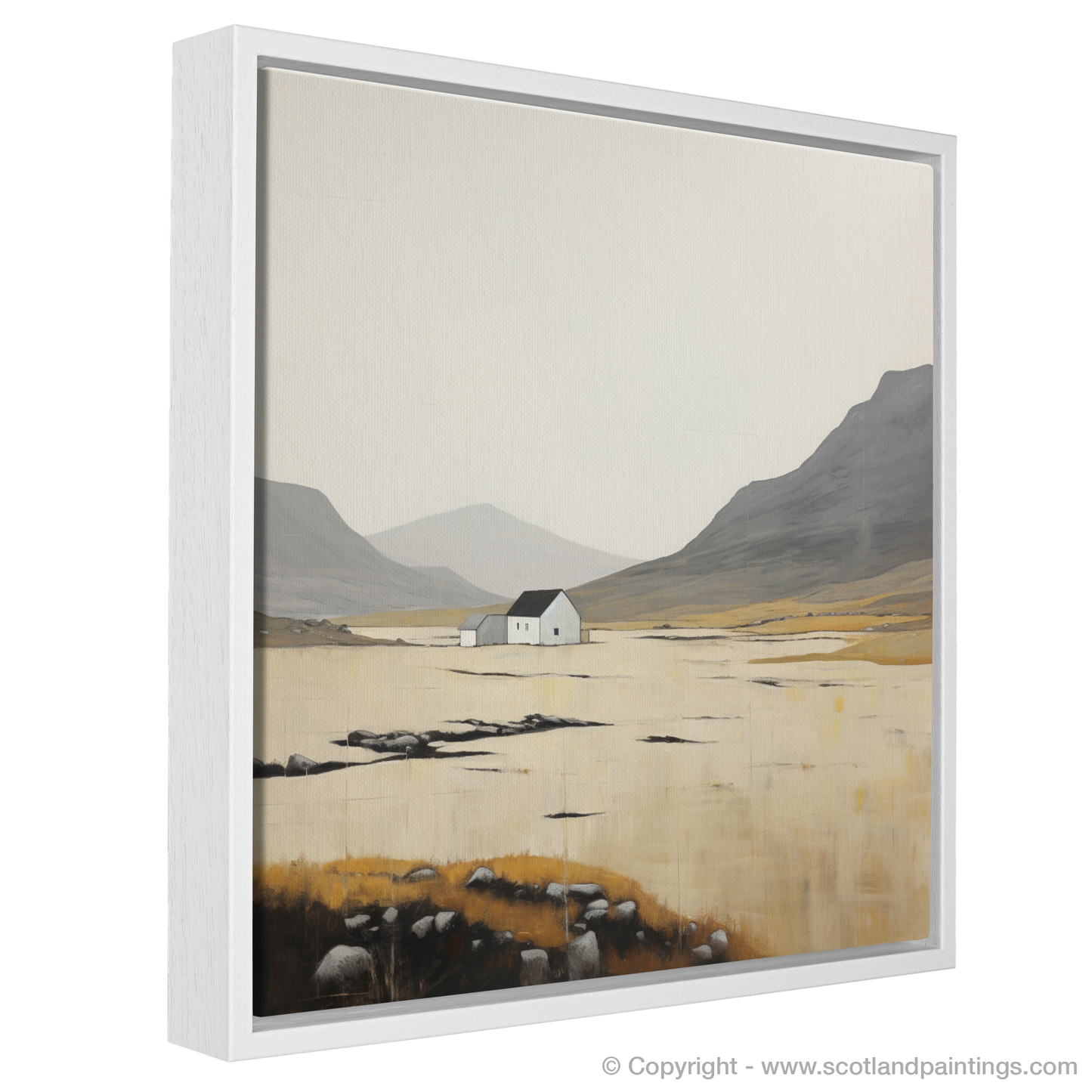 Painting and Art Print of The Cairnwell. Abstract Cairnwell: Geometric Solitude in the Scottish Munros.